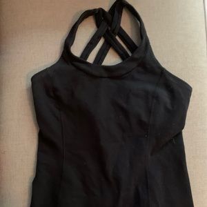 Lululemon cross back tank top black